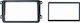 Phonocar DIN Fascia Panels 2 Din for Seat-Skoda-Vw Black for Mercedes-Benz V Seat Altea Skoda Fabia Volkswagen Beetle (New)
