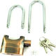 Padlock Lengthened with Key with Alarm 60mm 1pcs