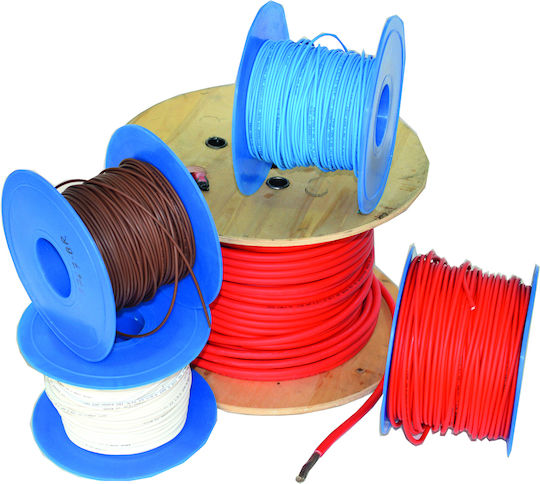Eval Marine Καλώδιο Ρεύματος με Διατομή 1x70mm² Εύκαμπτο PVC Επικασσιτερωμένο σε Μαύρο Χρώμα 1m Εύκαμπτο