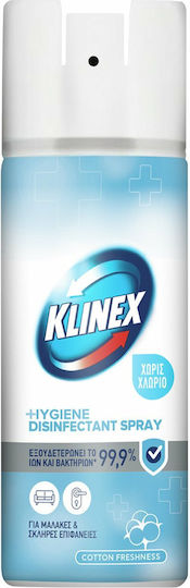 Klinex Hygiene On The Go Почистващ Спрей За Обща Употреба с Дезинфекционно Действие Памук 1x200мл