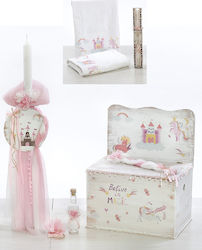 Bellissimo Κάστρο Baptism Set with Theme Unicorn 7pcs