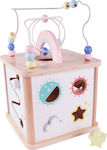 Classic World Activity Cube Κύβος Δραστηριοτήτων Dream Activity Cube made of Wood for 18++ Months