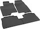 Rigum Set of Front and Rear Mats 4pcs for Opel Antara Chevrolet Captiva 2006-2018 Black