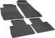 Rigum Set of Front and Rear Mats 4pcs for Nissan Juke 2010+ Black