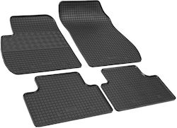 Rigum Set of Front and Rear Mats 4pcs from Rubber for Opel Zafira Black 901993