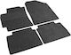 Rigum Set of Front and Rear Mats 4pcs for Hyundai Elantra 2016+ Black