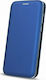 Senso Oval Stand Book Δερματίνης Μπλε (Galaxy A72)