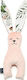 La Millou Animal Small Bunny made of Fabric for 0++ Months Minky Powder