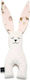 La Millou Animal Small Bunny Fly Me To Moon made of Fabric for 0++ Months Nude/Ecru