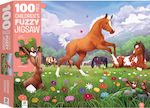 Kids Puzzle Horsing Around for 6++ Years 100pcs Hinkler