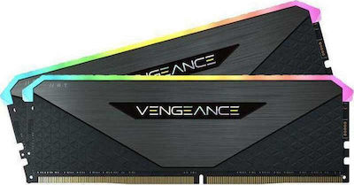 Corsair Vengeance RGB RT 16GB DDR4 RAM με 2 Modules (2x8GB) και Ταχύτητα 3200 για Desktop