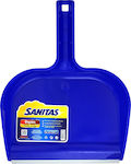 Sanitas Plastic Dustpan with Rubber Band Blue