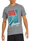 Puma Clutch Basketball Αθλητικό Ανδρικό T-shirt Γκρι με Στάμπα