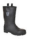 Portwest Unisex Cizme de Protecție Tibie cu Blană Negre