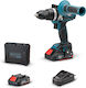 Bormann Pro BBP5140 Percussive Battery Brushless Drill Driver 20V 2x2Ah
