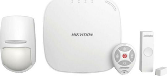 Hikvision DS-PWA32-NST Drahtlos Alarmsystem mit Bewegungsmelder , Türsensor , Fernbedienung und Zentrale (Wi-Fi)