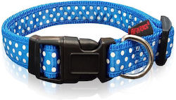 Pet Interest Dots Line Ошийник в Син Цвят XSmall 15mm x 19 - 33cm Pet Interest Dots Line Ошийник в Син Цвят XSmall 15mm x 19 - 33cm