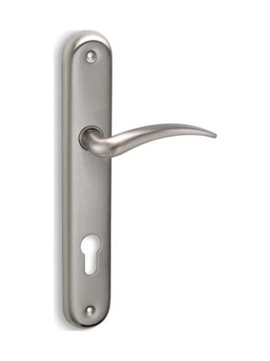 Conset Lever Front Door with Plate Left C435 Ni...