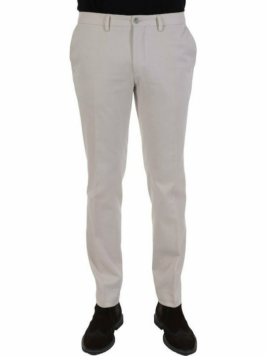 Hugo Boss Business Wylson Herrenhose Chino in Slim Passform Ecru