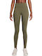 One Women's Long Yoga Legging High Waisted Dri-Fit Khaki