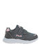Comfort Happy Kids Sneakers with Scratch Gray