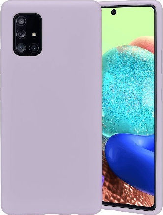 Soft Back Cover Σιλικόνης Μωβ (Galaxy A71)