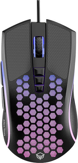 Meetion Honeycomb GM015 RGB Gaming Mouse 6400 DPI Black