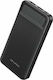 Awei P5K Power Bank 10000mAh με 2 Θύρες USB-A Μ...