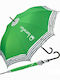 Benetton 56867 Automatic Umbrella with Walking Stick Green