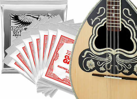Ernie Ball S8 Bouzouki Σετ Χορδών Nickel Wound Μπουζουκιού 11 - 28"