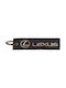 Keychain Lexus Fabric Black