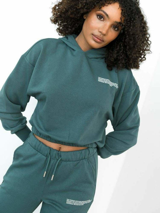 Only Kurzgeschnitten Damen Sweatshirtjacke Kapu...