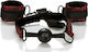 Calexotics Scandal Breathable Ball Gag With Cuffs BDSM Kit σε Μαύρο Χρώμα
