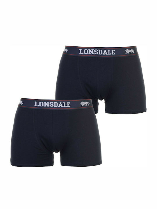 Lonsdale Ανδρικά Μποξεράκια Navy 2Pack
