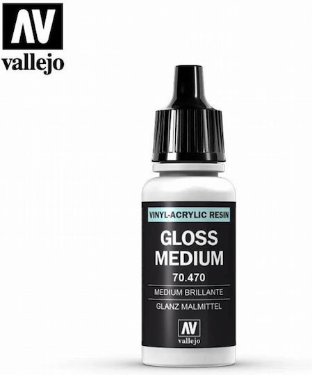 Acrylicos Vallejo Gloss Medium Aξεσουάρ Μοντελισμού 1τμχ