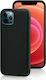 Fonex 0.6mm Umschlag Rückseite Silikon 0.6mm Schwarz (iPhone 12 Pro Max)
