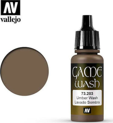 Acrylicos Vallejo Game Model Making Paint Wash 17ml