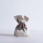 Christening Favor in Pouch made of Fabric