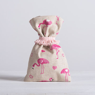 Christening Favor in Pouch made of Fabric