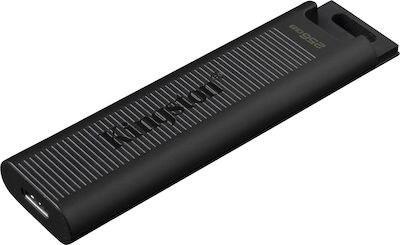 Kingston DataTraveler 256GB USB 3.2 Stick με σύνδεση USB-C Μαύρο