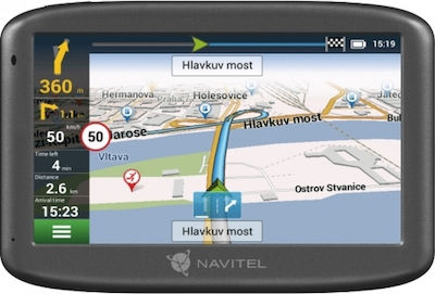 Navitel Συσκευή Πλοήγησης GPS E505 Magnetic με Οθόνη 5" USB & Card Slot