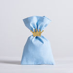 Christening Favor in Pouch Blue made of Fabric 50pcs