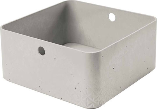 Curver Beton Пластмаса Кутия за съхранение Сив 12.5x12.5x28см 1бр