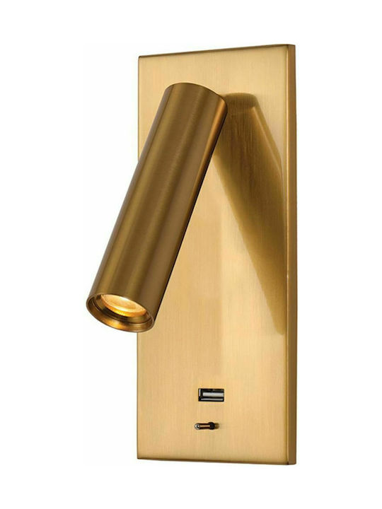 Zambelis Lights Einzel LED Spot in Gold Farbe