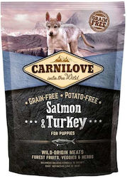 Carnilove Salmon & Turkey Puppy 1.5kg Dry Food ...