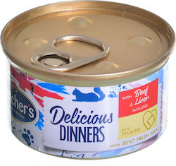 Butcher's Pet Care Classic Delicious Dinners Beef with Liver 85gr