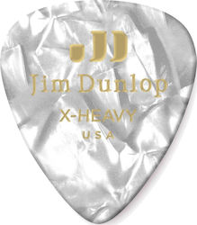 Dunlop Guitar Pick Celluloid White Pearloid Pic...