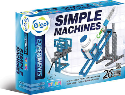 Gigo Παιχνίδι Κατασκευών Πλαστικό Simple Machines για Παιδιά 8+ Ετών