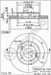 Brembo Σετ Δισκόπλακες