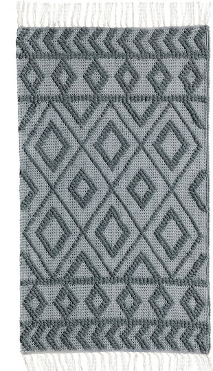 Kentia Dax Cotton with Fringes Gray